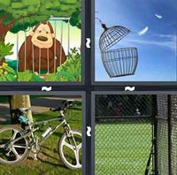 4 Pics 1 Word Cage