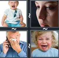 4 Pics 1 Word Levels Cry