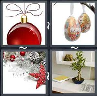 4 Pics 1 Word Levels Ornament