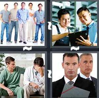 4 Pics 1 Word Levels Men
