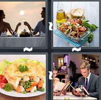 4 Pics 1 Word Levels Dinner