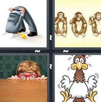 4 Pics 1 Word Levels Coward