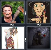 4 Pics 1 Word Levels Crone