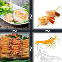 4 Pics 1 Word Levels Prawn