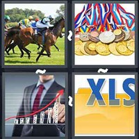 4 Pics 1 Word Excel