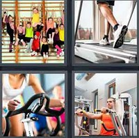 4 Pics 1 Word Levels Gym