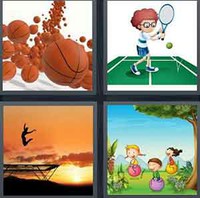 4 Pics 1 Word Levels Bouncing
