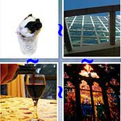 Whats the Word Glass