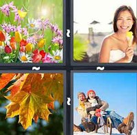 4 Pics 1 Word Seasons