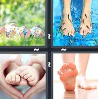 4 Pics 1 Word Levels Feet