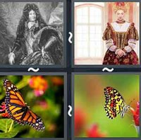 4 Pics 1 Word Monarch