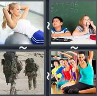 4 Pics 1 Word Levels Exercise