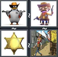 4 Pics 1 Word Levels Sheriff