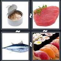 4 Pics 1 Word Tuna