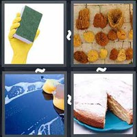 4 Pics 1 Word Levels Sponge