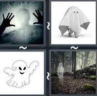 4 Pics 1 Word Ghost