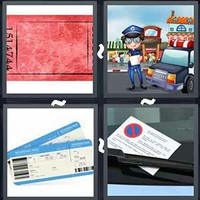 4 Pics 1 Word Levels Ticket