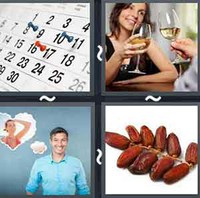 4 Pics 1 Word Date