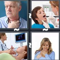 4 Pics 1 Word Levels Throat
