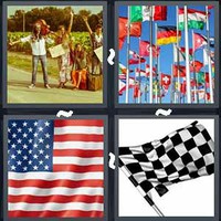 4 Pics 1 Word Flag