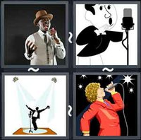 4 Pics 1 Word Crooner