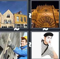 4 Pics 1 Word Levels Facade
