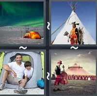 4 Pics 1 Word Levels Tent