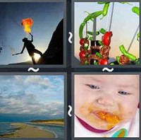 4 Pics 1 Word Spit