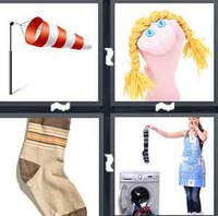 4 Pics 1 Word Levels Sock