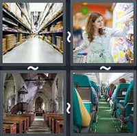 4 Pics 1 Word Levels Aisle