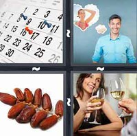 4 Pics 1 Word Date