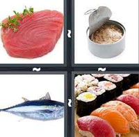 4 Pics 1 Word Levels Tuna