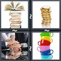 4 Pics 1 Word Levels Stacked