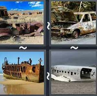 4 Pics 1 Word Wreck