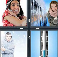 4 Pics 1 Word Freezing