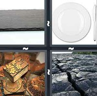 4 Pics 1 Word Levels Plate
