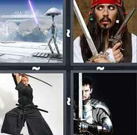4 Pics 1 Word Levels Sword