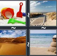 4 Pics 1 Word Levels Sand