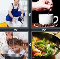 4 Pics 1 Word Stir