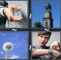 4 Pics 1 Word Levels Clock