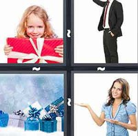 4 Pics 1 Word Present