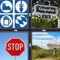 4 Pics 1 Word Signpost