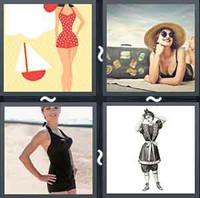 4 Pics 1 Word Levels Swimsuit