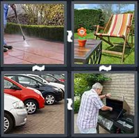 4 Pics 1 Word Yard