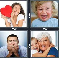 4 Pics 1 Word Levels Emotions