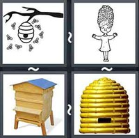 4 Pics 1 Word Beehive