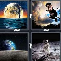 4 Pics 1 Word Moon