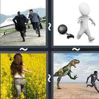 4 Pics 1 Word Flee