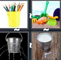 4 Pics 1 Word Pail