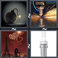 4 Pics 1 Word Spark